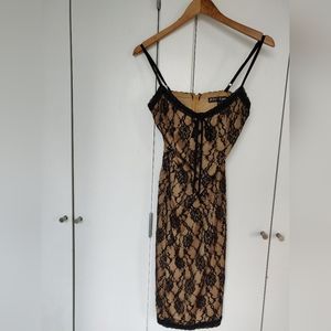 Betsey Johnson black lace dress